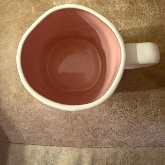 Rae Dunn Hey Girl Mug Magenta Artisan Collection White  Coffee Cup Tea Cup - Picture 5 of 5